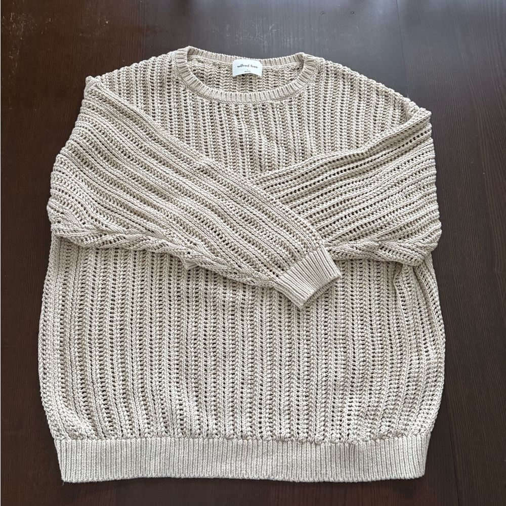 Wilfred Beige Knit Sweater